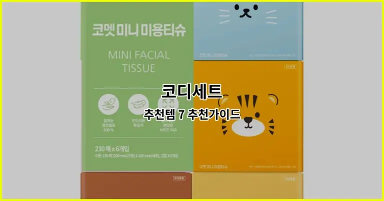 코디세트 추천템 7 추천가이드