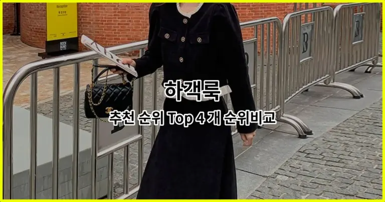 하객룩 추천 순위 Top 4 개 순위비교